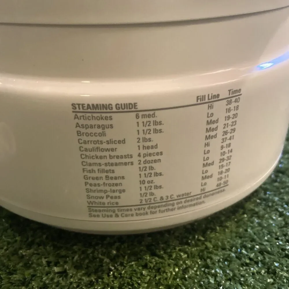 Black and Decker Handy Steamer  Food Steamer/Rice Cooker Model HS90/HS10